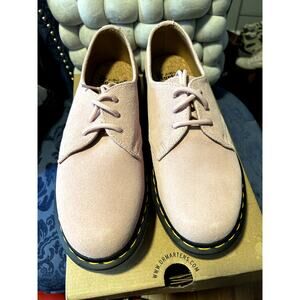 Dr Martens 1461 Iced Chalk Pink Suede Oxfords size 10/EU 42